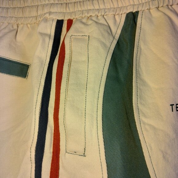 Alefric Eden Shorts Men 30 Waist Elastic Cream Splice Advanced Technology - Picture 8 of 10